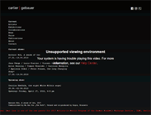 Tablet Screenshot of carliergebauer.com